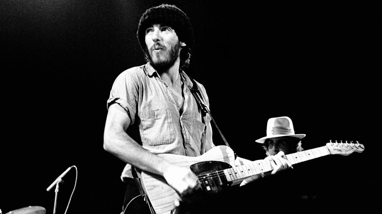 Bruce Springsteen Playing Guitar