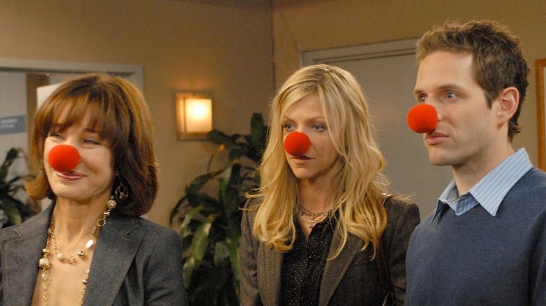 Anne Archer, Kaitlin Olson, and Glenn Howerton in It's Always Sunny in Philadelphia