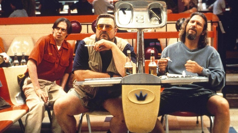 Donny, Walter, and Dude in The Big Lebowski