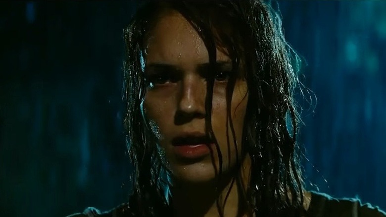 Amanda Righetti wet hair rain