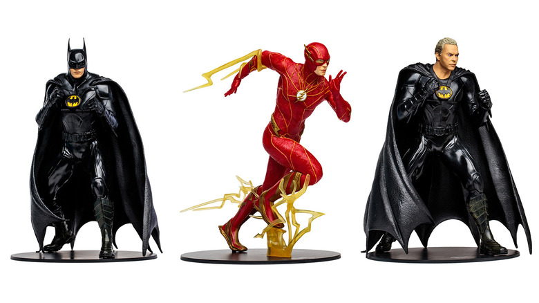 The Flash Movie Statues