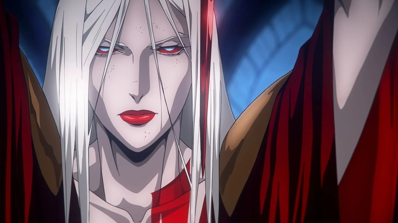 The vampire Carmilla in Netflix's Castlevania