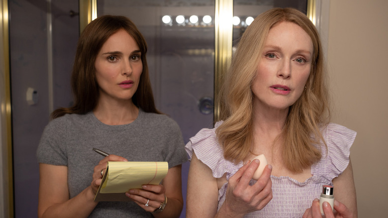 Natalie Portman and Julianne Moore in May December