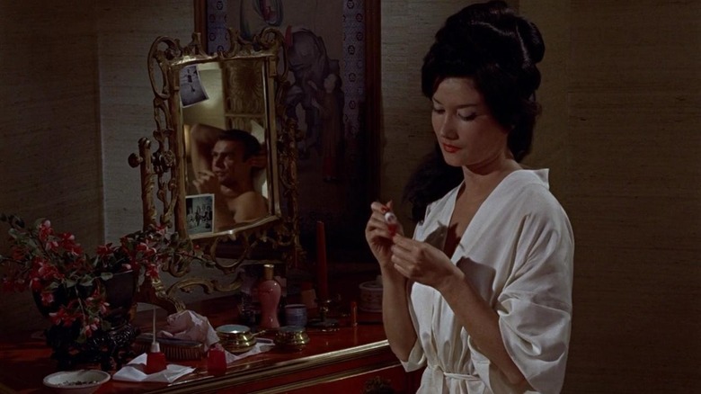 Dr. No James Bond and woman in bedroom