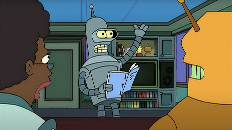 Bender Futurama, cantando