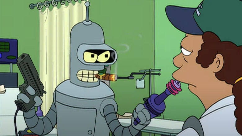 Futurama, Bender, charuto