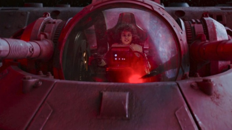 Wim pilots the turrets of the Onyx Ciner in Star Wars: Skeleton Crew