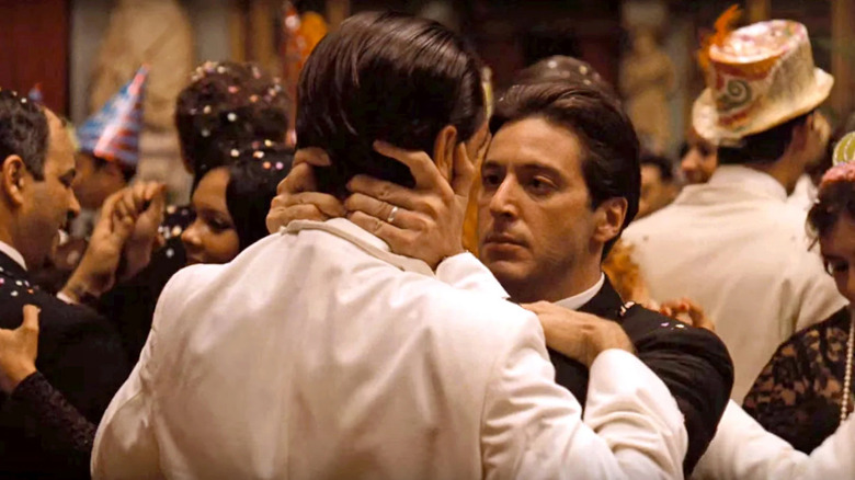 Al Pacino and John Cazali in The Godfather Part 2