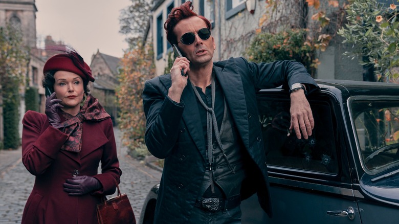 Miranda Richardson, David Tennant, Good Omens