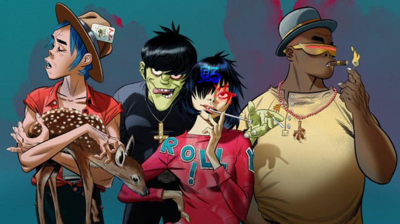 Gorillaz promotional art for Humanz