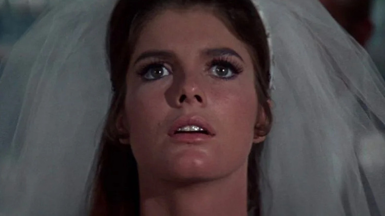 Katharine Ross and Dustin Hoffman in The Graduate