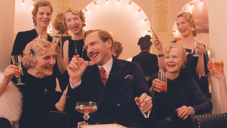 Ralph Fiennes as Gustave in The Grand Budapest Hotel