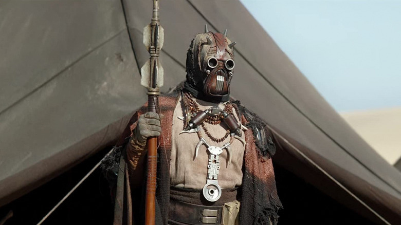 A tusken raider on The Book of Boba Fett