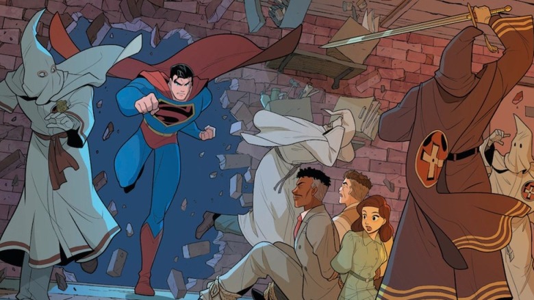 Superman Smashes the Klan