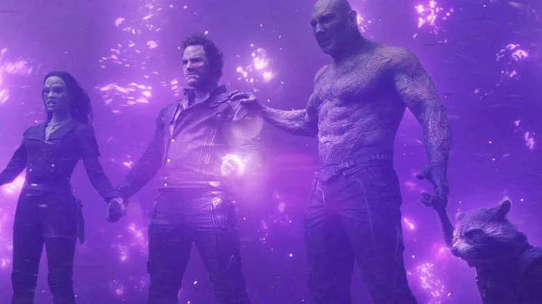 The Guardians wield the Power Stone in Guardians of the Galaxy