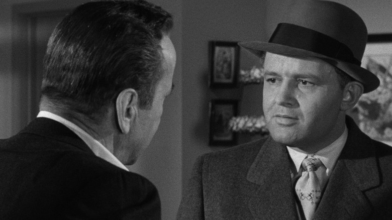 Humphrey Bogart and Rod Stieger in The Harder They Fall