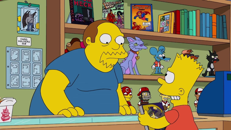 O cara dos quadrinhos dos Simpsons