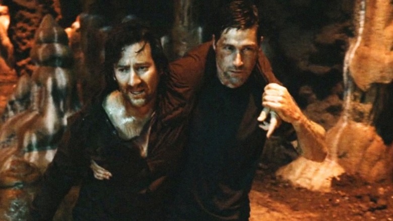 Henry Ian Cusick and Matthew Fox in Lost