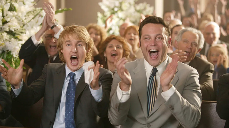 Owen Wilson and Vince Vaughn in Wedding Crashers.