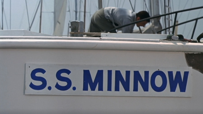 The name of the S S Minnow is seen on the side of the boat during the opening credits of Gilligan's Island