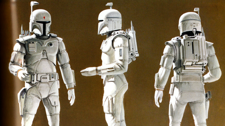 Boba Fett white armor concept art