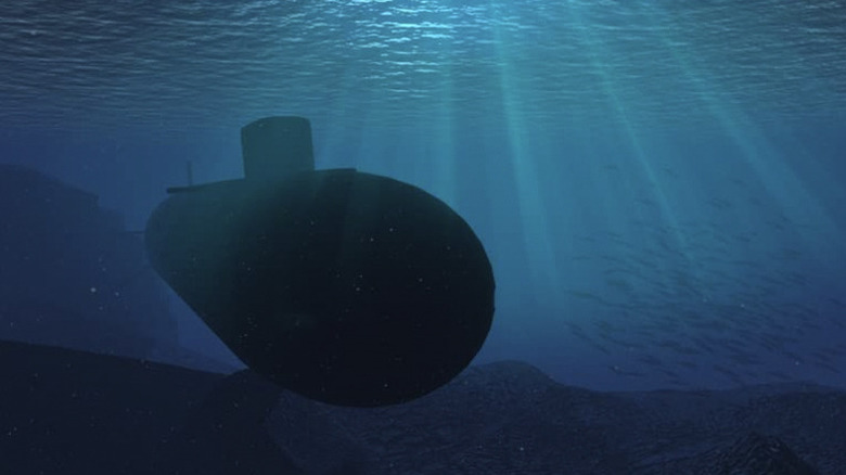 A submarine in The Hunt for Red October