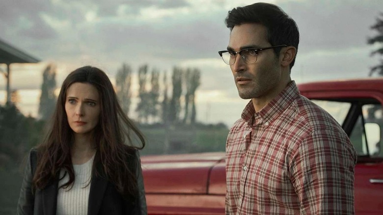 Tyler Hoechlin and Bitsie Tulloch in Superman & Lois