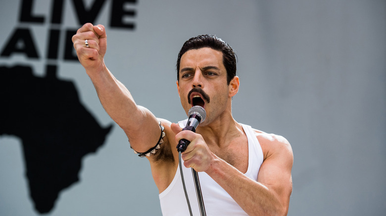 Rami Malek as Freddie Mercury in "Bohemian Rhapsody"