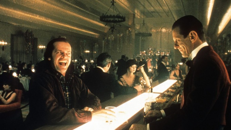 Jack Nicholson laughing Joe Turkel smiling