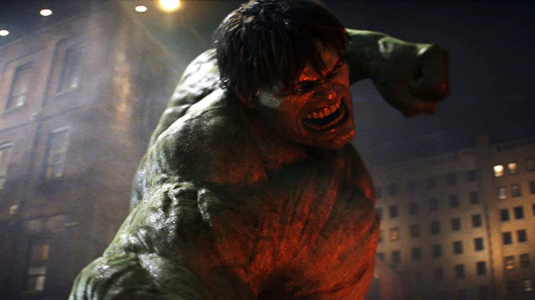 Hulk punching in The Incredible Hulk