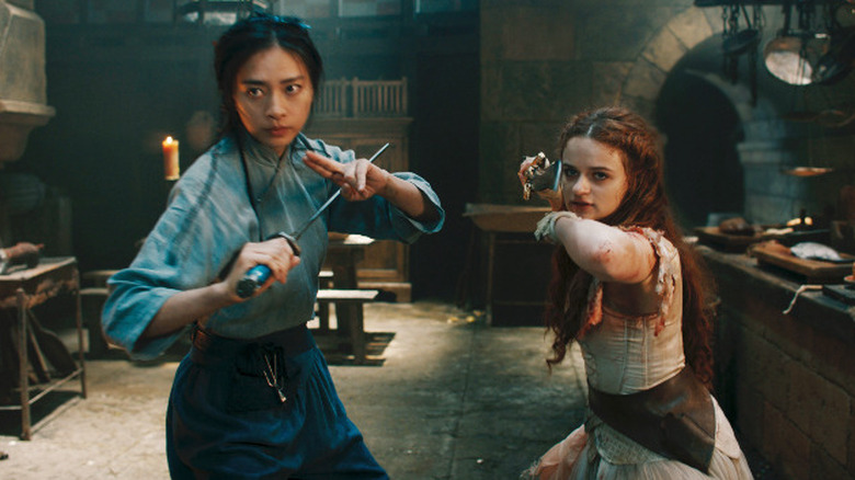 Veronica Ngo and Joey King in The Princess