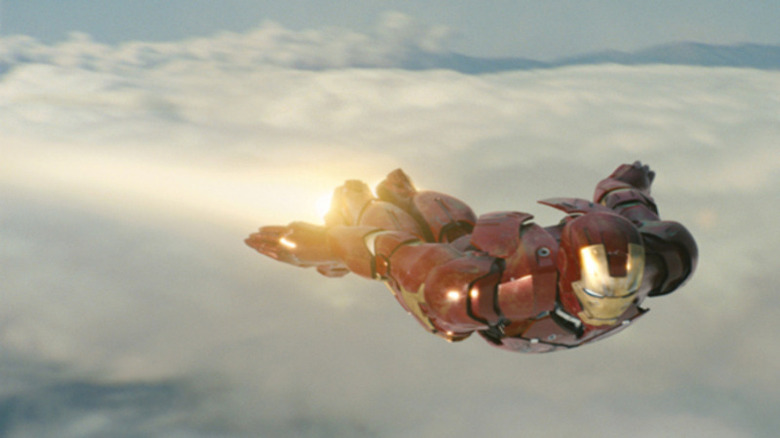 Iron Man flying