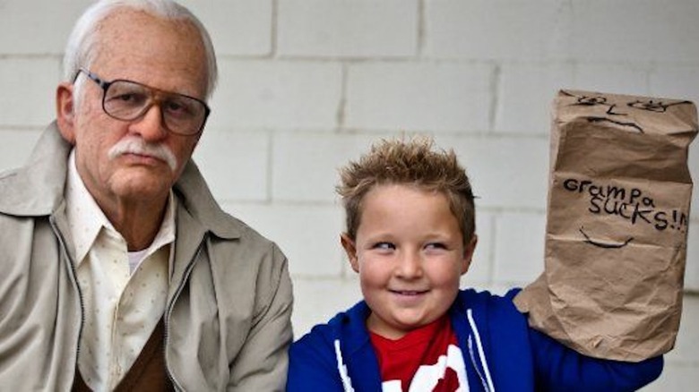 Jackass Presents Bad Grandpa and grandson