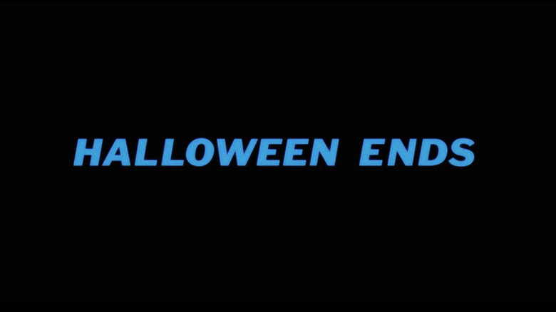 The opening titles of Halloween Ends