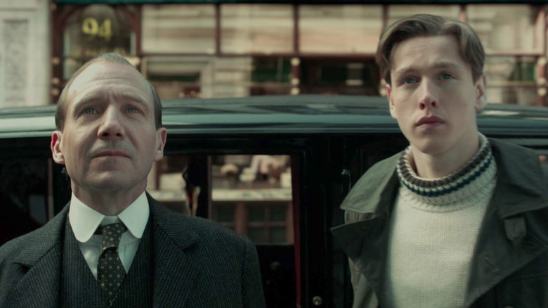 The King's Man Ralph Fiennes and Harris Dickinson