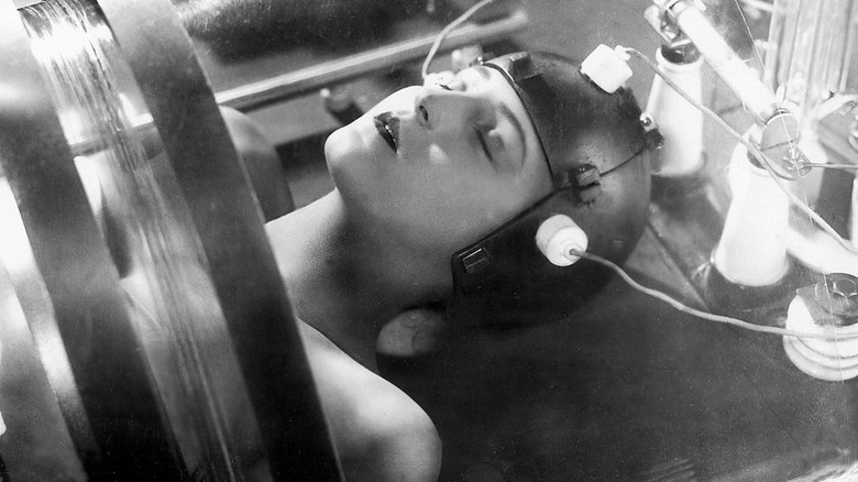 Mary, lying in a brain scan in Metropolis