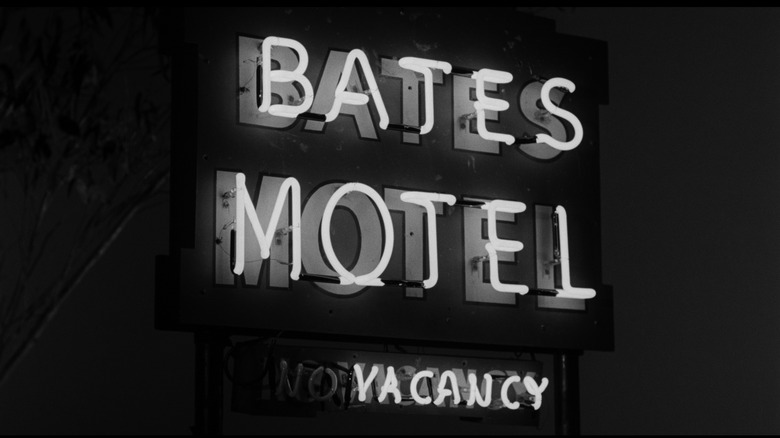 Bates motel sign