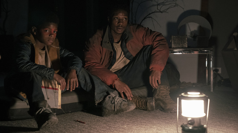 Lamar Johnson and Kevionn Woodard in The Last of Us