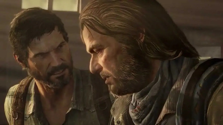 Joel and Bill in The Last of Us video game