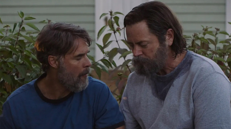 Nick Offerman and Murray Bartlett in The Last of Us