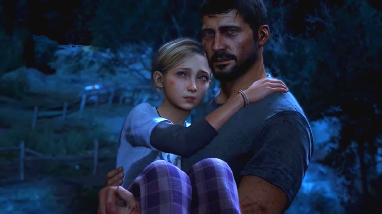 Joel carrying Sarah