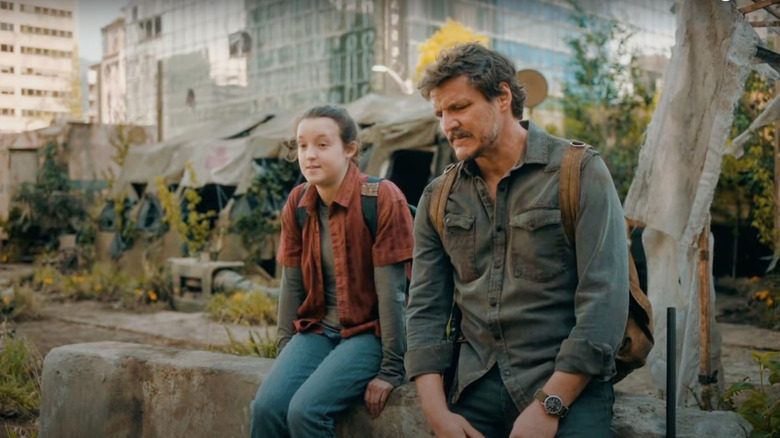 Pedro Pascal and Bella Ramsey in HBO's The Last of Us