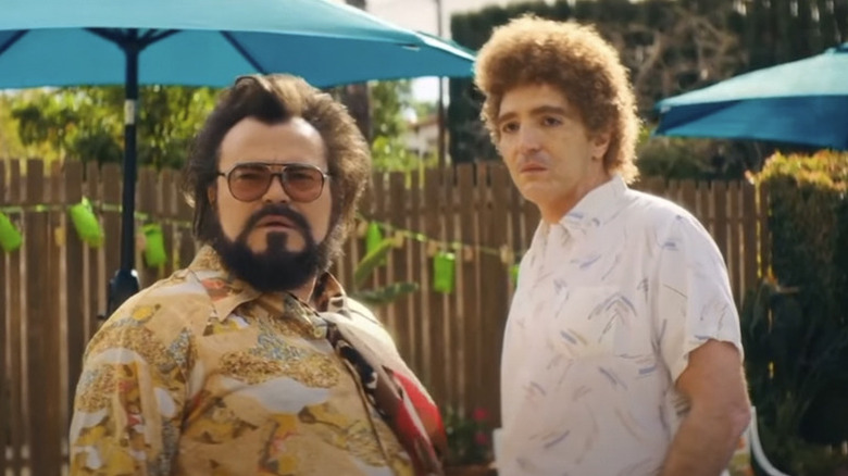 David Dastmalchian and Jack Black in Weird: The Al Yankovic Story