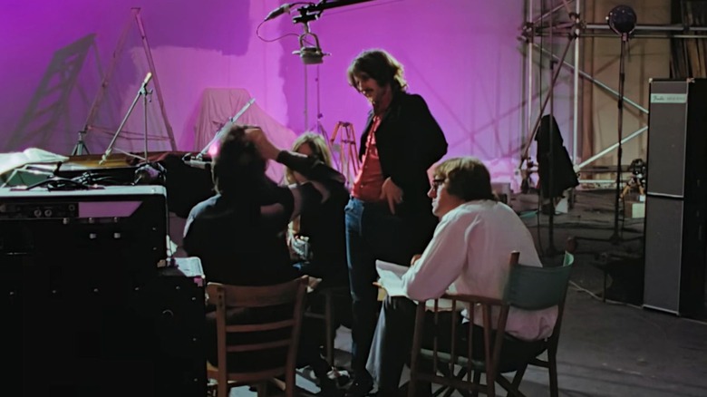 John, Paul, George and Ringo in the studio Peter Jackson's Get Back