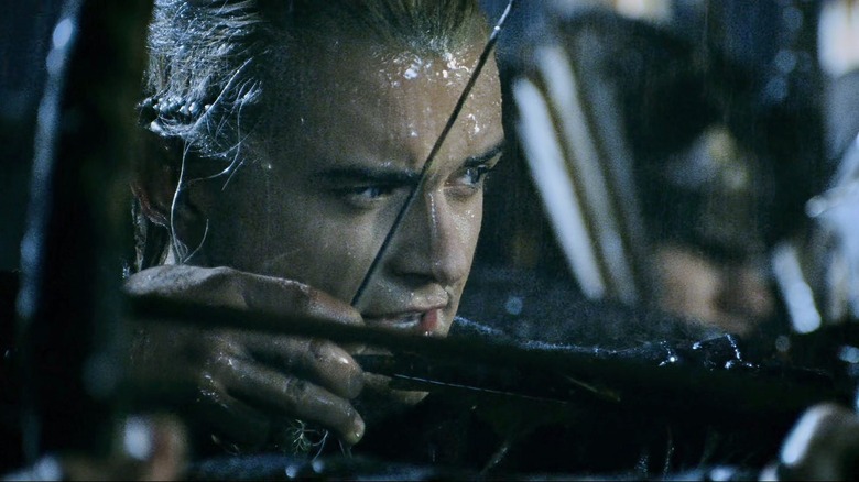 Orlando Bloom as Legolas in The Two Towers