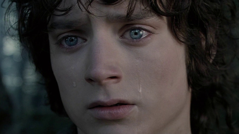 Frodo cries in the lord of the rings