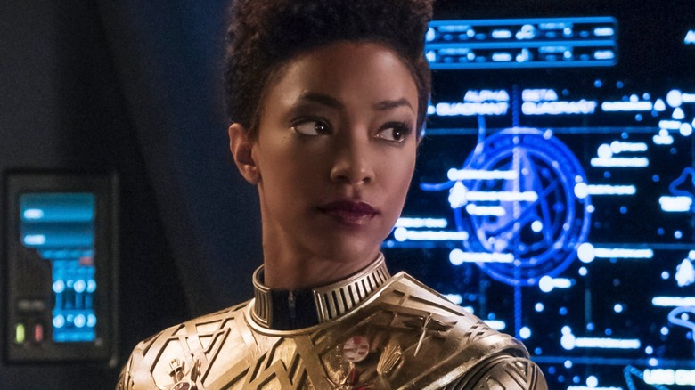 Michael Burnham on board the Discovery