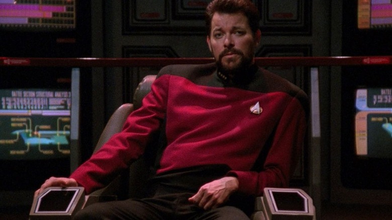 William Riker commands ship