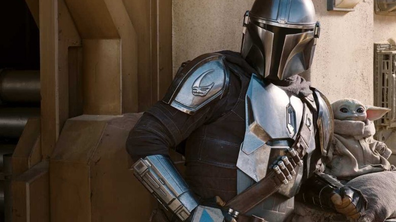 Din and Grogu in The Mandalorian