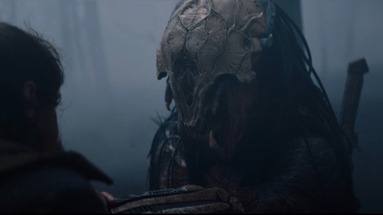 Dane DiLiegro as the Feral Predator in Prey